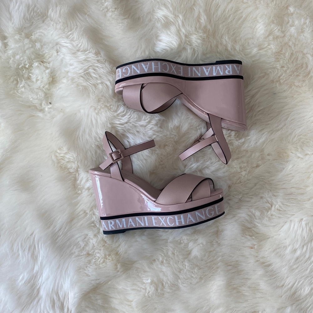 Armani Exchange shoes. Pink patent